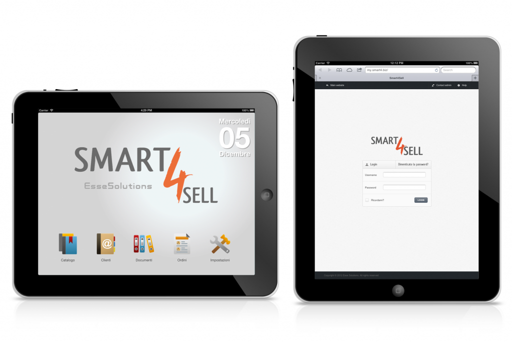 Smart4sell: Raccolta oridini via tablet, software raccolta ordini agenti